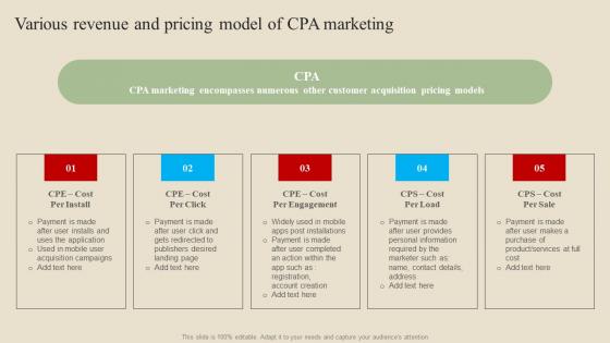 Various Revenue And Pricing Introduction And Implementation Procedure Sample Pdf