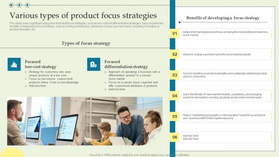 Various Types Of Product Focus Strategies Product Techniques And Innovation Download PDF