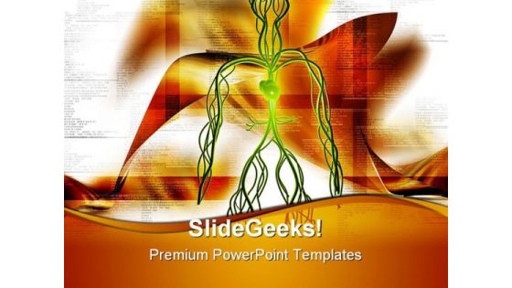 Vascular System Science PowerPoint Themes And PowerPoint Slides 0311