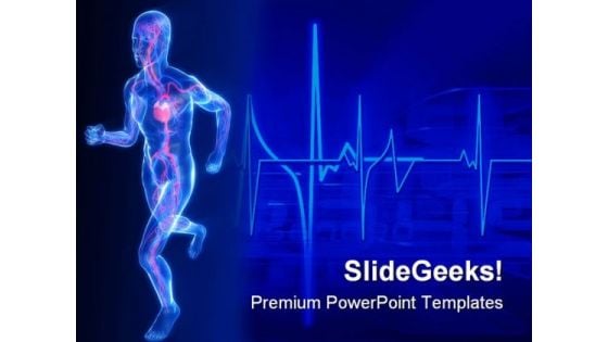 Vascular System Science PowerPoint Themes And PowerPoint Slides 0811