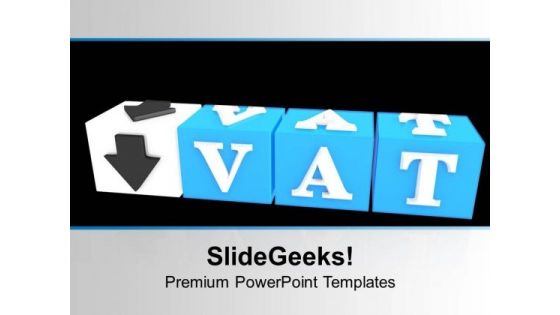 Vat Button On Lego Cubes Success PowerPoint Templates Ppt Backgrounds For Slides 0113