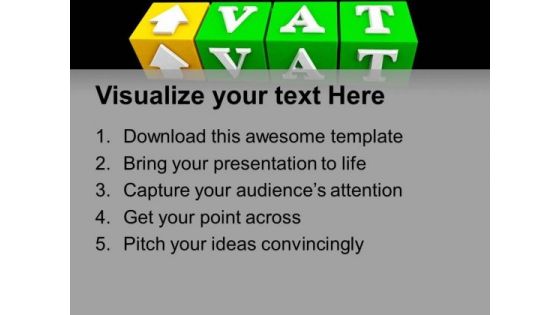 Vat Marketing Cubes PowerPoint Templates And PowerPoint Themes 1012