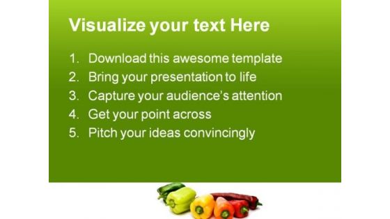 Vegetable Food Health PowerPoint Themes And PowerPoint Slides 0511