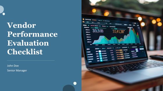 Vendor Performance Evaluation Checklist PPT Information AT