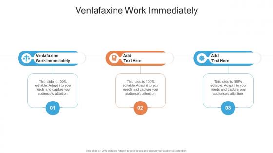 Venlafaxine Work Immediately In Powerpoint And Google Slides Cpb