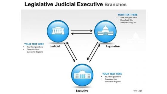 Verdict Legislative Judicial Executive Branches PowerPoint Slides And Ppt Diagram Templates