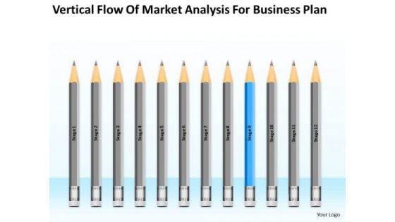 Vertical Flow Of Market Analysis For Business Plan Ppt 9 Need PowerPoint Slides
