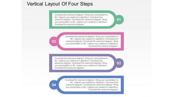 Vertical Layout Of Four Steps PowerPoint Templates Vertical Layout Of Four Steps PowerPoint Templates