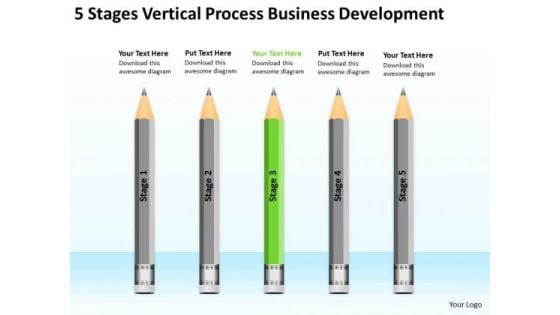 Vertical Process Business Development Ppt 3 Plan For Restaurant Sample PowerPoint Slides