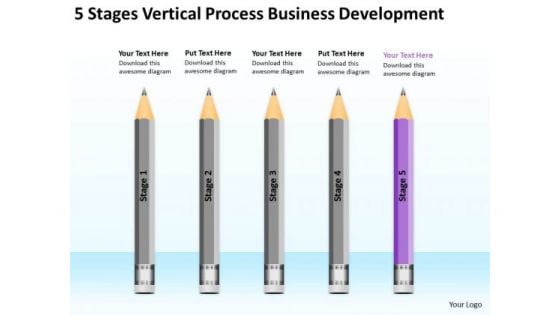 Vertical Process Business Development Ppt Plan Writing Software PowerPoint Templates