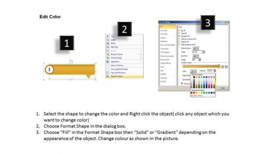 Vertical Representation 4 Steps Flowchart Slides PowerPoint Templates