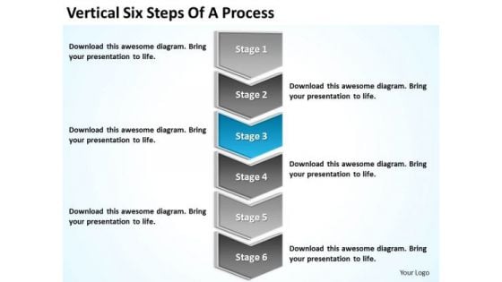Vertical Six Steps Of Process How To Do Business Plan PowerPoint Slides Vertical Six Steps Of Process How To Do Business Plan PowerPoint Slides