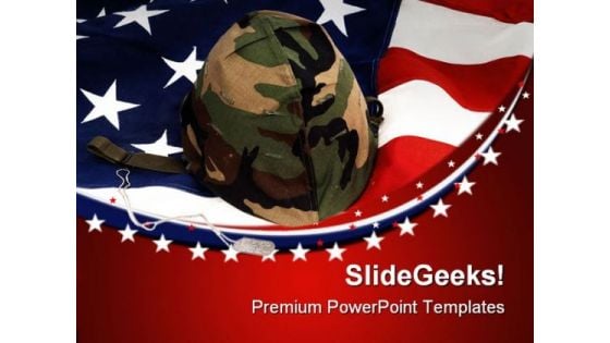 Veterans Day Americana PowerPoint Templates And PowerPoint Backgrounds 0811