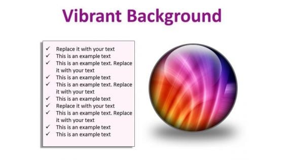 Vibrant Background Abstract PowerPoint Presentation Slides C