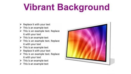 Vibrant Background Abstract PowerPoint Presentation Slides F