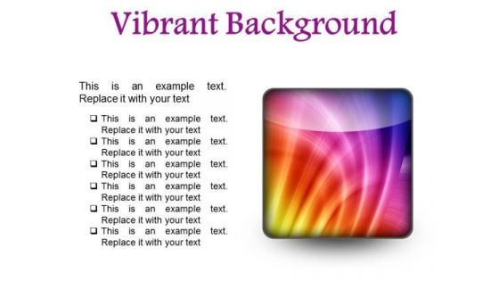 Vibrant Background Abstract PowerPoint Presentation Slides S