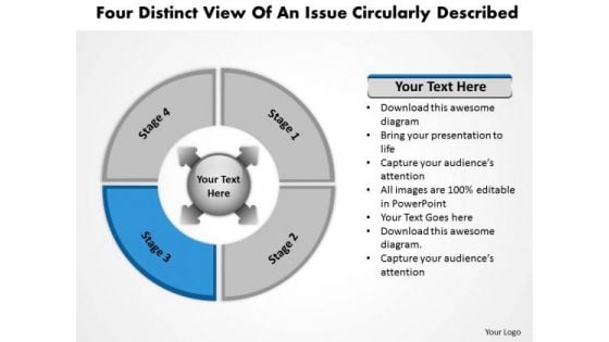 View Of An Issue Circularly Described Flow Diagram PowerPoint Templates View Of An Issue Circularly Described Flow Diagram PowerPoint Templates