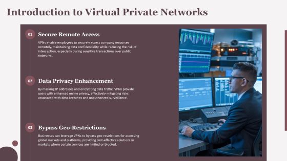 Virtual Private Network For Network Security Training PPT Structure AT Slide03