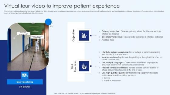 Virtual Tour Video To Improve Patient Experience Healthcare Promotion Formats Pdf