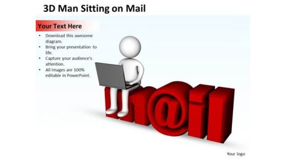 Vision Business Process Diagram Man Sitting On Mail PowerPoint Templates Ppt Backgrounds For Slides Vision Business Process Diagram Man Sitting On Mail PowerPoint Templates Ppt Backgrounds For Slides