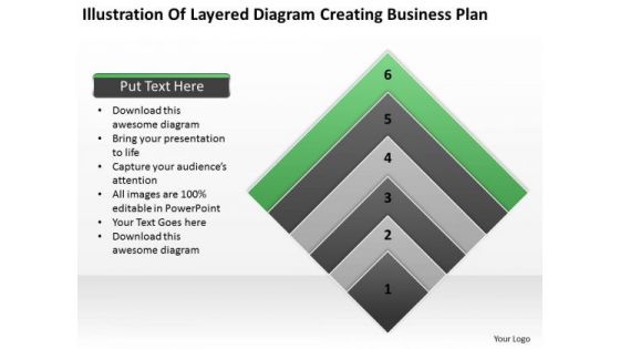 Vision Business Process Diagram Plan Ppt 6 PowerPoint Templates Backgrounds For Slides