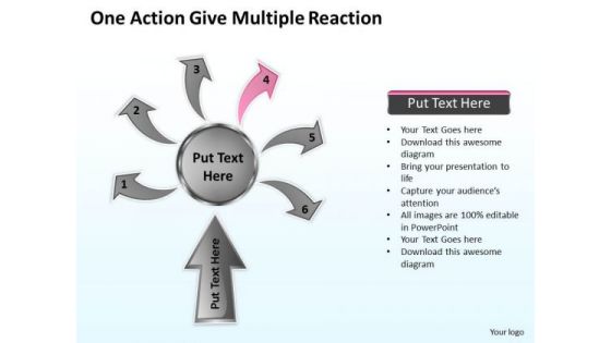 Vision Business Process Diagram Reppt Slides Diagrams Templates PowerPoint