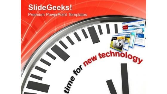 Vision To Move For New Technology PowerPoint Templates Ppt Backgrounds For Slides 0413