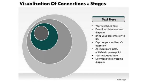 Visualization Of Connections 4 Stages Business Plan PowerPoint Slides