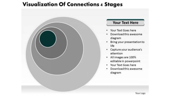 Visualization Of Connections 4 Stages Ppt Business Plan For PowerPoint Slides