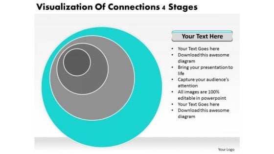 Visualization Of Connections 4 Stages Ppt Business Plan PowerPoint Templates