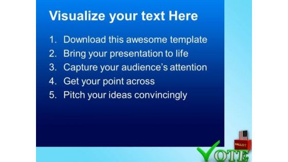 Vote Americana PowerPoint Templates And PowerPoint Themes 0912