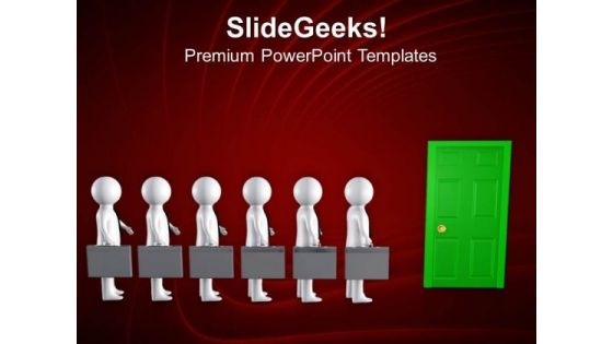 Wait For Your Opportunity PowerPoint Templates Ppt Backgrounds For Slides 0713