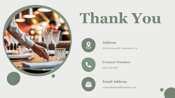 Waitstaff Serving Protocol Mastery PPT Structure AT Slide29