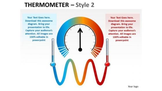 Warm Cold Thermometer Temperature PowerPoint Slides And Ppt Diagram Templates