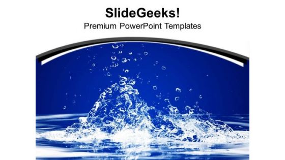Water Abstraction Showing With Environment PowerPoint Templates Ppt Backgrounds For Slides 0313