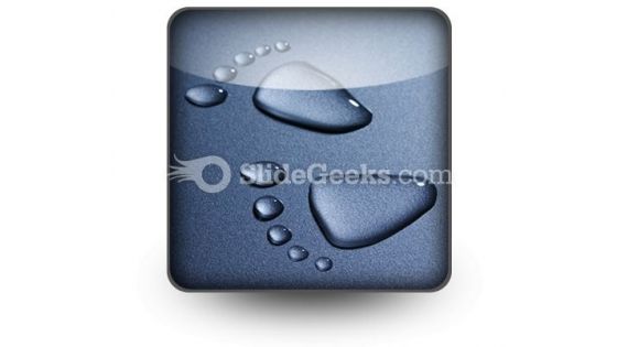Water Footprint PowerPoint Icon S