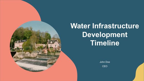 Water Infrastructure Development Timeline PPT Template AT