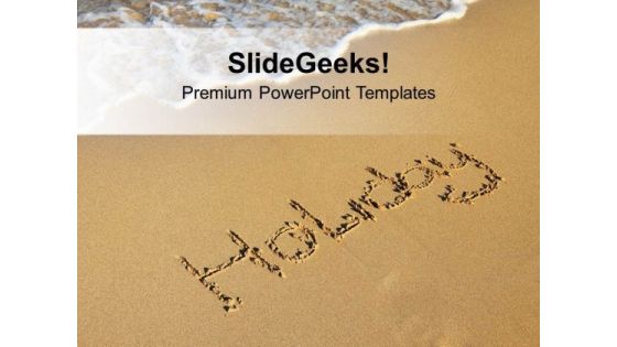 Water Wave Beach Holiday Season PowerPoint Templates Ppt Backgrounds For Slides 1212 Water Wave Beach Holiday Season PowerPoint Templates Ppt Backgrounds For Slides 1212
