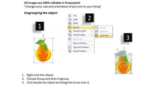 Watermellon And Pears PowerPoint Templates