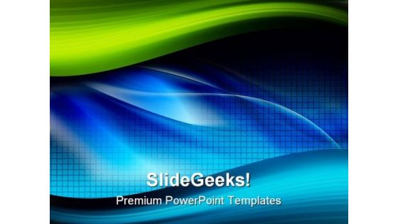 Waves Background PowerPoint Templates And PowerPoint Backgrounds 0711