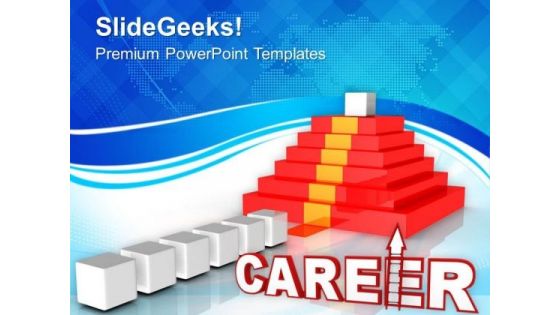 Way To Career Future Success PowerPoint Templates Ppt Backgrounds For Slides 0313