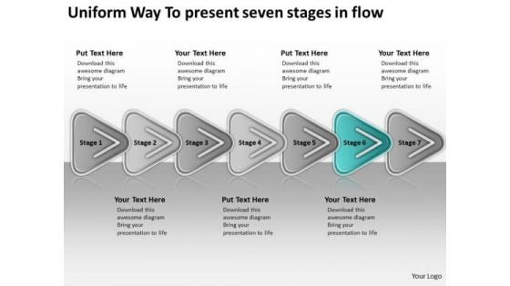 Way To Present Seven Stages In Flow Free Simple Business Plan Template PowerPoint Slides Way To Present Seven Stages In Flow Free Simple Business Plan Template PowerPoint Slides