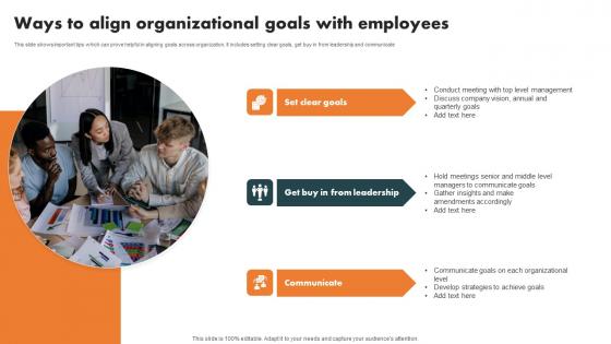 Ways Align Organizational Goals Internal Branding Strategy For Enhanced Advocacy Icons Pdf