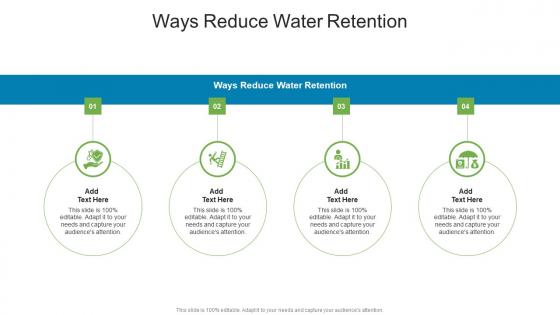 Ways Reduce Water Retention In Powerpoint And Google Slides Cpb