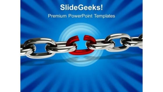 Weakest Link01 Chains PowerPoint Templates And PowerPoint Themes 0512