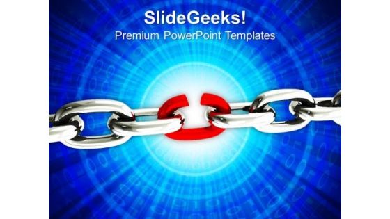 Weakest Link In The Chain Business PowerPoint Templates And PowerPoint Themes 1112