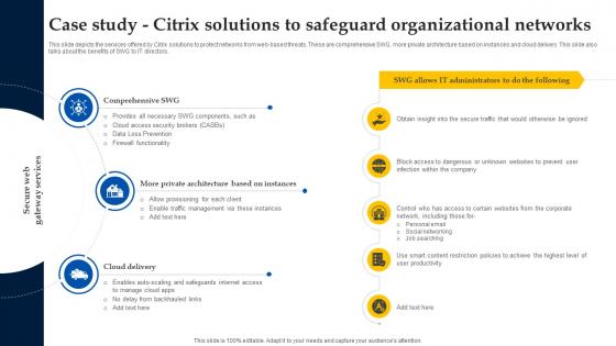 Web Access Control Solution Case Study Citrix Solutions To Safeguard Organizational Networks
