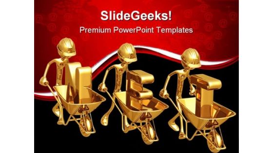 Web Builders Internet Construction PowerPoint Themes And PowerPoint Slides 0611