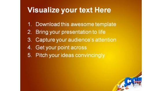 Web Construction Internet PowerPoint Templates And PowerPoint Backgrounds 0811