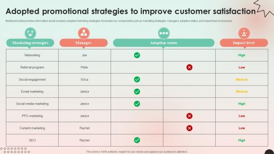 Web Consulting Business Adopted Promotional Strategies To Improve Customer Web Consulting Business Adopted Promotional Strategies To Improve Customer